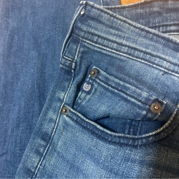 Chaps Men's Slim Straight Blue Jeans 36x32 five pocket - Picture 3 of 6